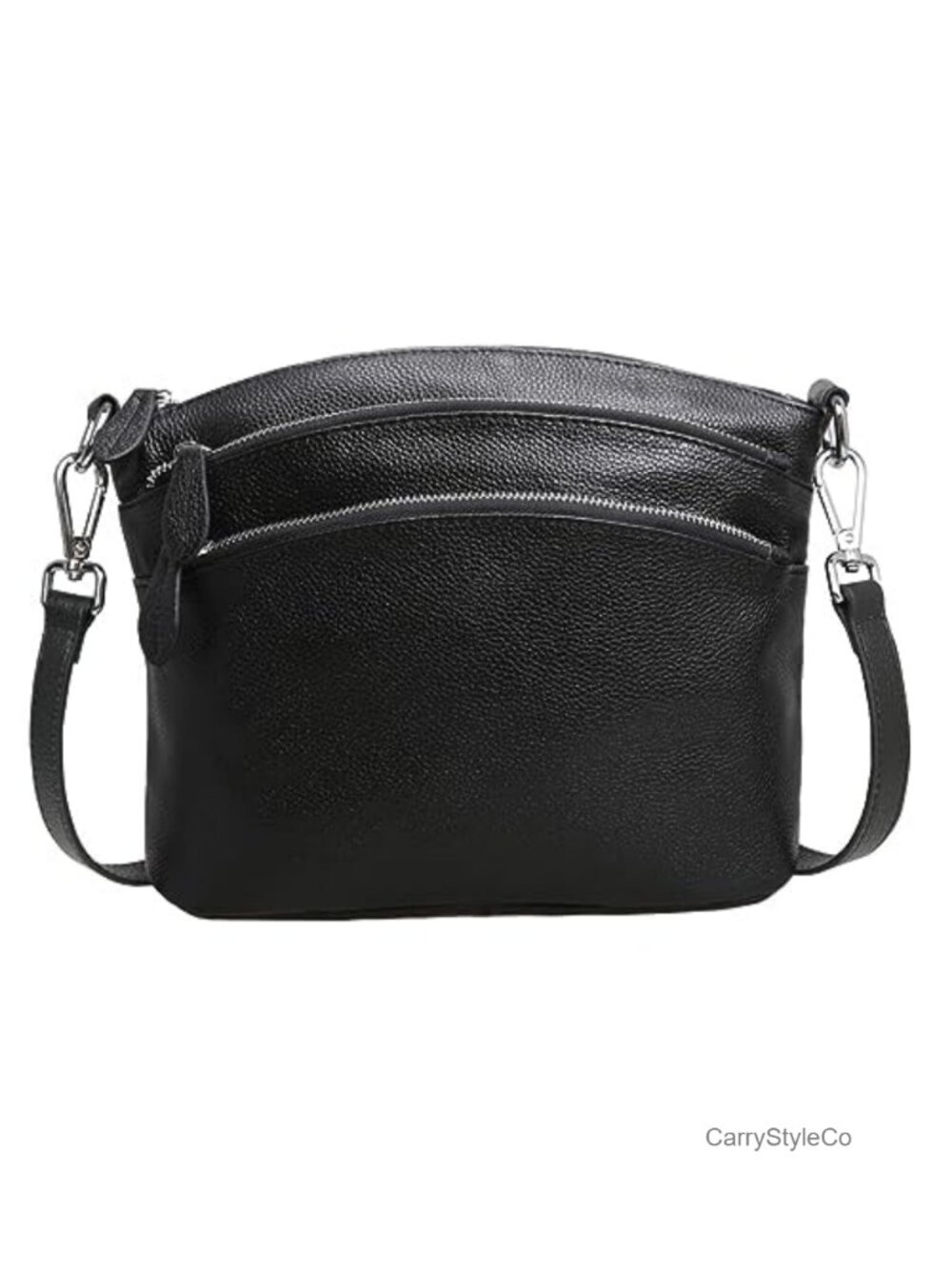 HESHE Leather Crossbody Bag Satchel Purse Shoulder Handbag for Women
